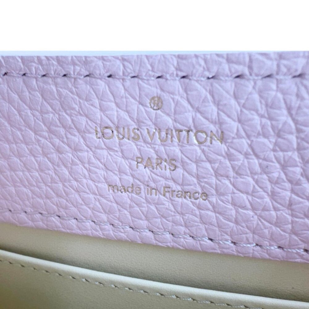 Louis Vuitton  Capucines Mini Taurillon Leather Crossbody Bag Pink - Picture 12 of 12